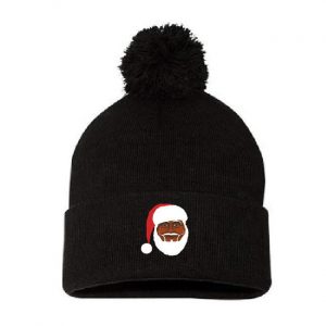 Melanin Blessings Beanie with Pom